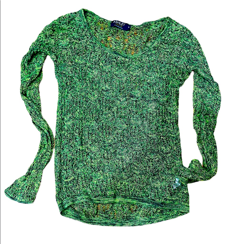 Ashley Brand Couture Sweater Nwot Forest Dryad